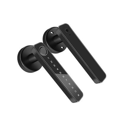 Cerradura electrónica inteligente con lector de huella dactilar (compatible con la app Tuya) SF047