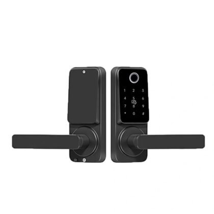 Cerradura inteligente para puertas con diseño moderno, conectividad Wi-Fi y Bluetooth (Tuya) y pantalla táctil extraíble SF055